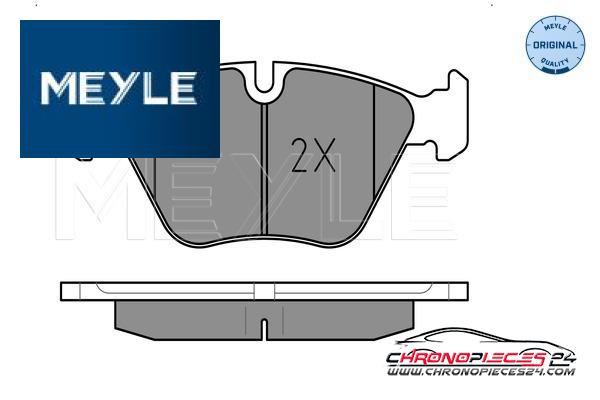 Achat de MEYLE 025 219 9020 Kit de plaquettes de frein, frein à disque pas chères