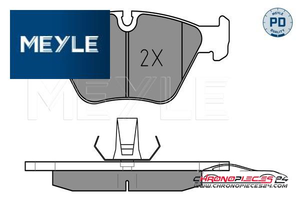 Achat de MEYLE 025 219 9020/PD Kit de plaquettes de frein, frein à disque pas chères