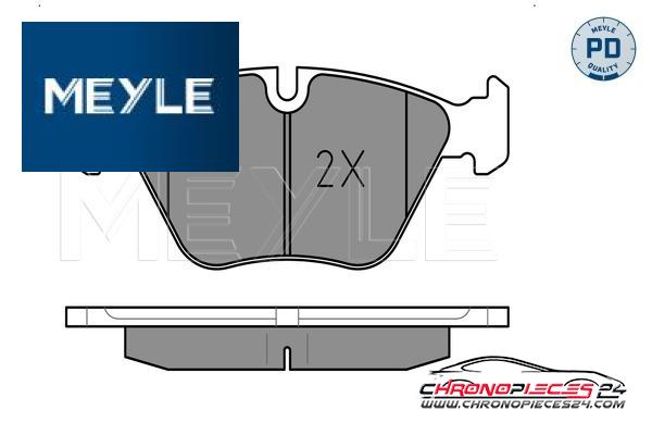 Achat de MEYLE 025 219 9020/PD Kit de plaquettes de frein, frein à disque pas chères