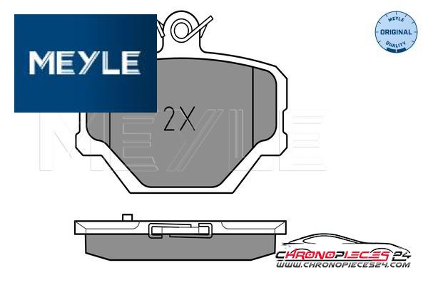 Achat de MEYLE 025 219 9915 Kit de plaquettes de frein, frein à disque pas chères