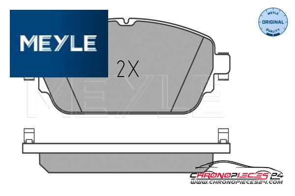 Achat de MEYLE 025 220 3119 Kit de plaquettes de frein, frein à disque pas chères