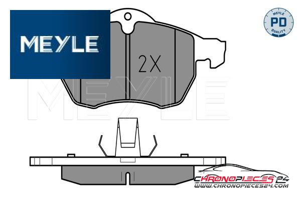 Achat de MEYLE 025 230 5719/PD Kit de plaquettes de frein, frein à disque pas chères