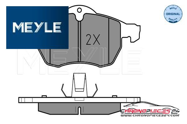 Achat de MEYLE 025 230 5719/W Kit de plaquettes de frein, frein à disque pas chères