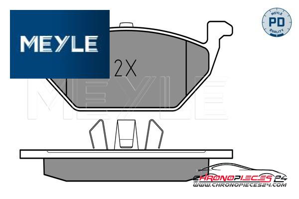 Achat de MEYLE 025 231 3019/PD Kit de plaquettes de frein, frein à disque pas chères