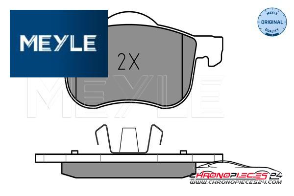 Achat de MEYLE 025 230 7318 Kit de plaquettes de frein, frein à disque pas chères