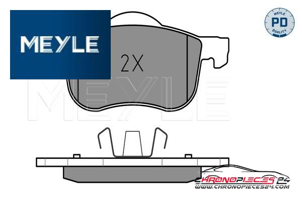 Achat de MEYLE 025 230 7318/PD Kit de plaquettes de frein, frein à disque pas chères