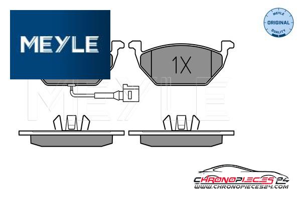 Achat de MEYLE 025 231 3119/W Kit de plaquettes de frein, frein à disque pas chères