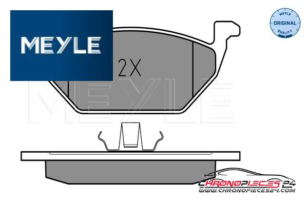 Achat de MEYLE 025 231 3119/W Kit de plaquettes de frein, frein à disque pas chères