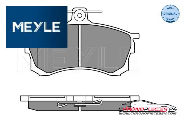 Achat de MEYLE 025 230 8015 Kit de plaquettes de frein, frein à disque pas chères