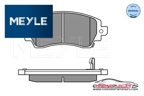 Achat de MEYLE 025 230 8818/W Kit de plaquettes de frein, frein à disque pas chères