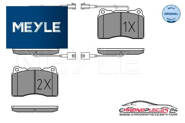 Achat de MEYLE 025 230 9216/W Kit de plaquettes de frein, frein à disque pas chères