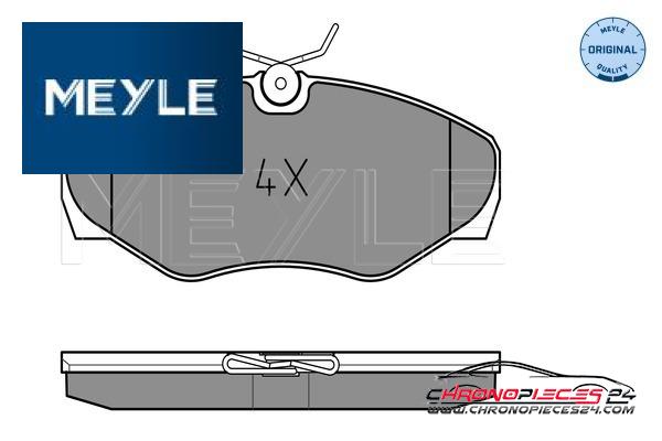 Achat de MEYLE 025 230 9918 Kit de plaquettes de frein, frein à disque pas chères