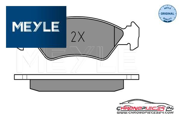 Achat de MEYLE 025 231 0217 Kit de plaquettes de frein, frein à disque pas chères