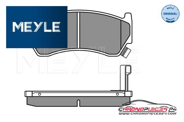 Achat de MEYLE 025 230 0415/W Kit de plaquettes de frein, frein à disque pas chères