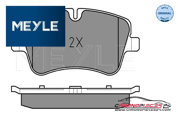 Achat de MEYLE 025 231 4419 Kit de plaquettes de frein, frein à disque pas chères