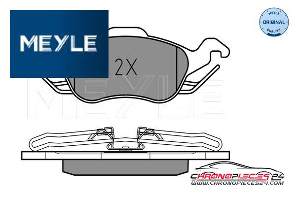 Achat de MEYLE 025 231 5419 Kit de plaquettes de frein, frein à disque pas chères