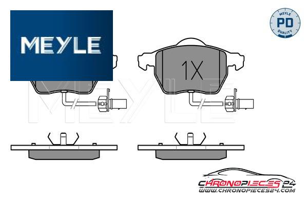 Achat de MEYLE 025 230 1820/PD Kit de plaquettes de frein, frein à disque pas chères