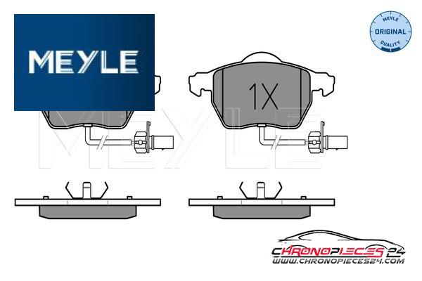 Achat de MEYLE 025 230 1820/W Kit de plaquettes de frein, frein à disque pas chères