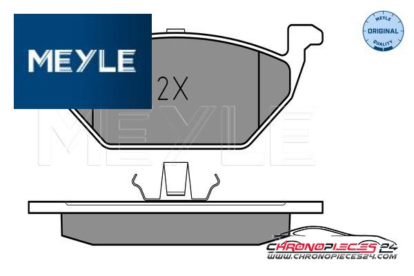 Achat de MEYLE 025 231 3019/A Kit de plaquettes de frein, frein à disque pas chères