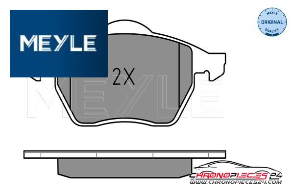 Achat de MEYLE 025 230 1820/W Kit de plaquettes de frein, frein à disque pas chères