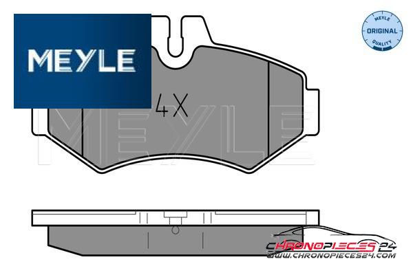 Achat de MEYLE 025 230 2118 Kit de plaquettes de frein, frein à disque pas chères