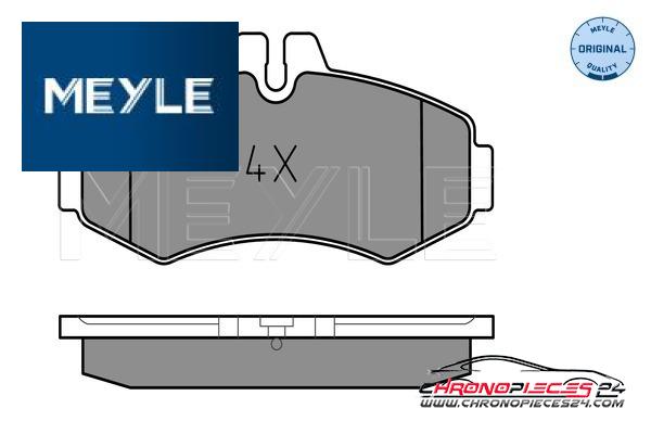 Achat de MEYLE 025 230 2220 Kit de plaquettes de frein, frein à disque pas chères