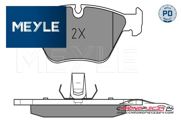 Achat de MEYLE 025 231 8320/PD Kit de plaquettes de frein, frein à disque pas chères