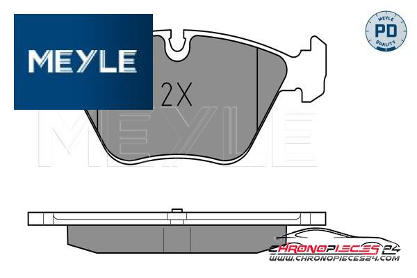 Achat de MEYLE 025 231 8320/PD Kit de plaquettes de frein, frein à disque pas chères