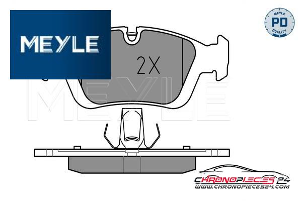 Achat de MEYLE 025 232 8717/PD Kit de plaquettes de frein, frein à disque pas chères