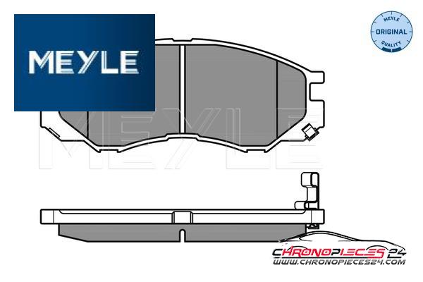 Achat de MEYLE 025 232 9015/W Kit de plaquettes de frein, frein à disque pas chères