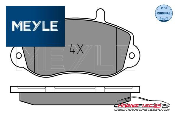 Achat de MEYLE 025 233 0218 Kit de plaquettes de frein, frein à disque pas chères