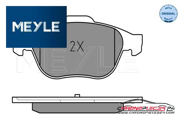 Achat de MEYLE 025 232 4518 Kit de plaquettes de frein, frein à disque pas chères