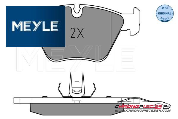 Achat de MEYLE 025 231 8320 Kit de plaquettes de frein, frein à disque pas chères