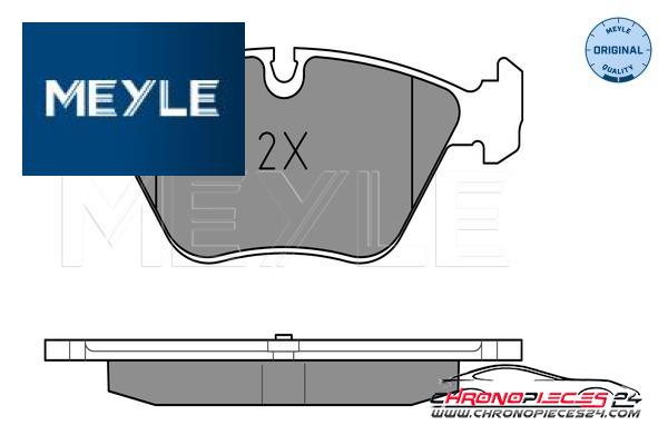 Achat de MEYLE 025 231 8320 Kit de plaquettes de frein, frein à disque pas chères