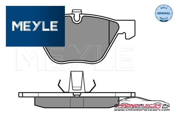 Achat de MEYLE 025 233 1320 Kit de plaquettes de frein, frein à disque pas chères