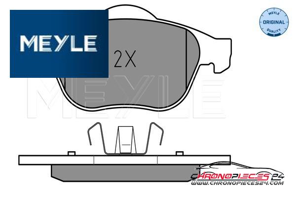 Achat de MEYLE 025 232 4818 Kit de plaquettes de frein, frein à disque pas chères