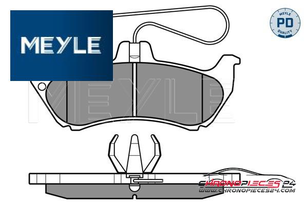 Achat de MEYLE 025 231 9017/PD Kit de plaquettes de frein, frein à disque pas chères