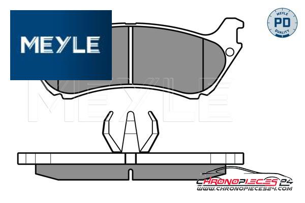 Achat de MEYLE 025 231 9017/PD Kit de plaquettes de frein, frein à disque pas chères