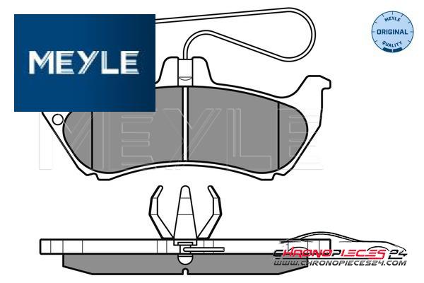 Achat de MEYLE 025 231 9017/W Kit de plaquettes de frein, frein à disque pas chères