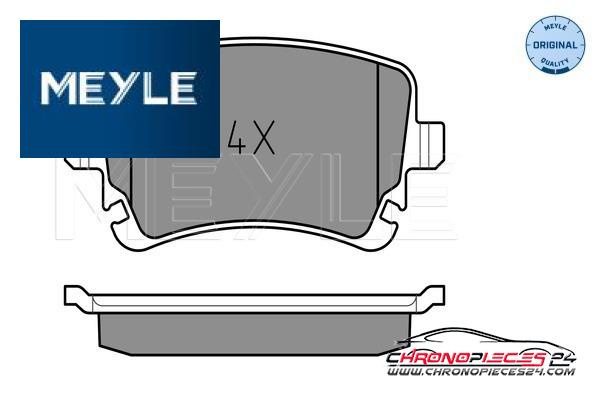 Achat de MEYLE 025 233 2617 Kit de plaquettes de frein, frein à disque pas chères