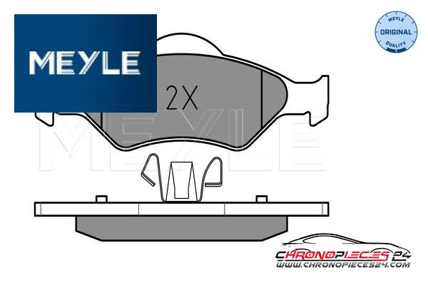 Achat de MEYLE 025 232 0018 Kit de plaquettes de frein, frein à disque pas chères