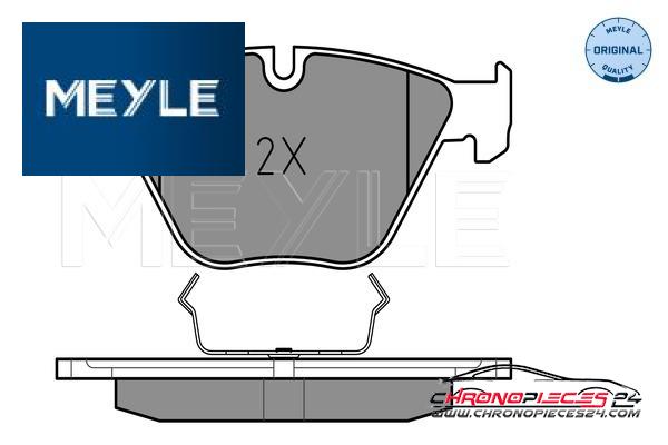 Achat de MEYLE 025 233 4720 Kit de plaquettes de frein, frein à disque pas chères