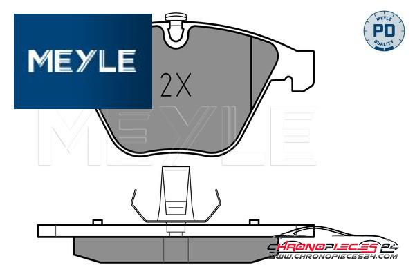 Achat de MEYLE 025 233 4720/PD Kit de plaquettes de frein, frein à disque pas chères