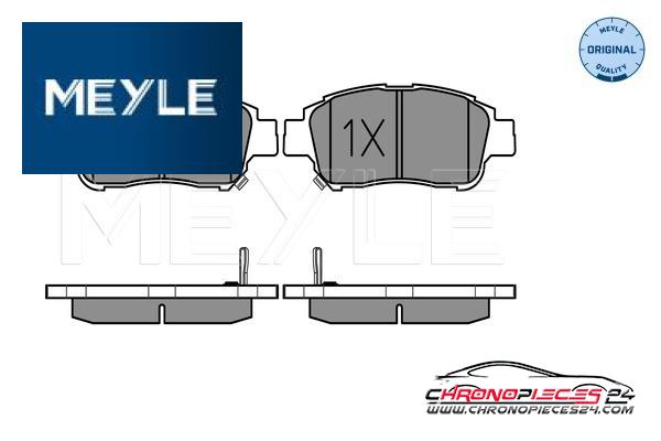 Achat de MEYLE 025 233 4816/W Kit de plaquettes de frein, frein à disque pas chères