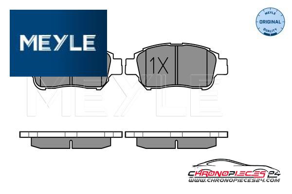 Achat de MEYLE 025 233 4816/W Kit de plaquettes de frein, frein à disque pas chères