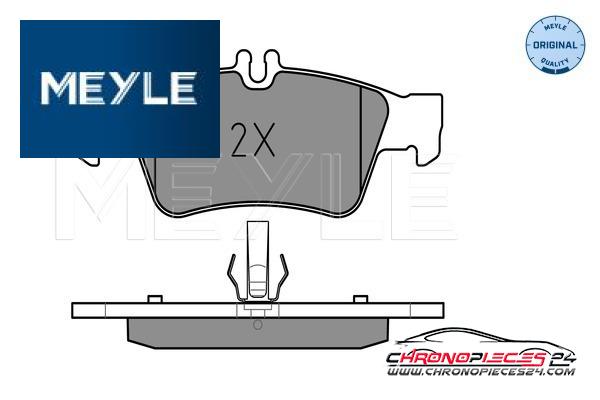 Achat de MEYLE 025 233 3416 Kit de plaquettes de frein, frein à disque pas chères