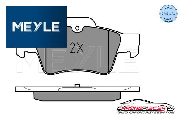 Achat de MEYLE 025 233 3416 Kit de plaquettes de frein, frein à disque pas chères