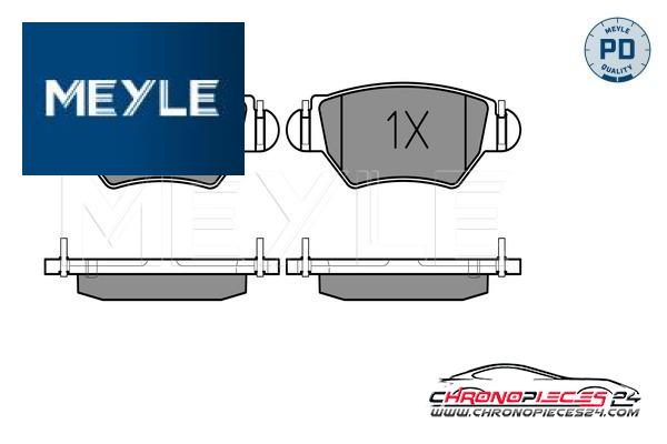 Achat de MEYLE 025 232 5817/PD Kit de plaquettes de frein, frein à disque pas chères