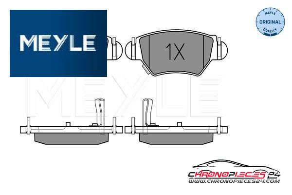 Achat de MEYLE 025 232 5817/W Kit de plaquettes de frein, frein à disque pas chères