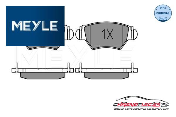 Achat de MEYLE 025 232 5817/W Kit de plaquettes de frein, frein à disque pas chères